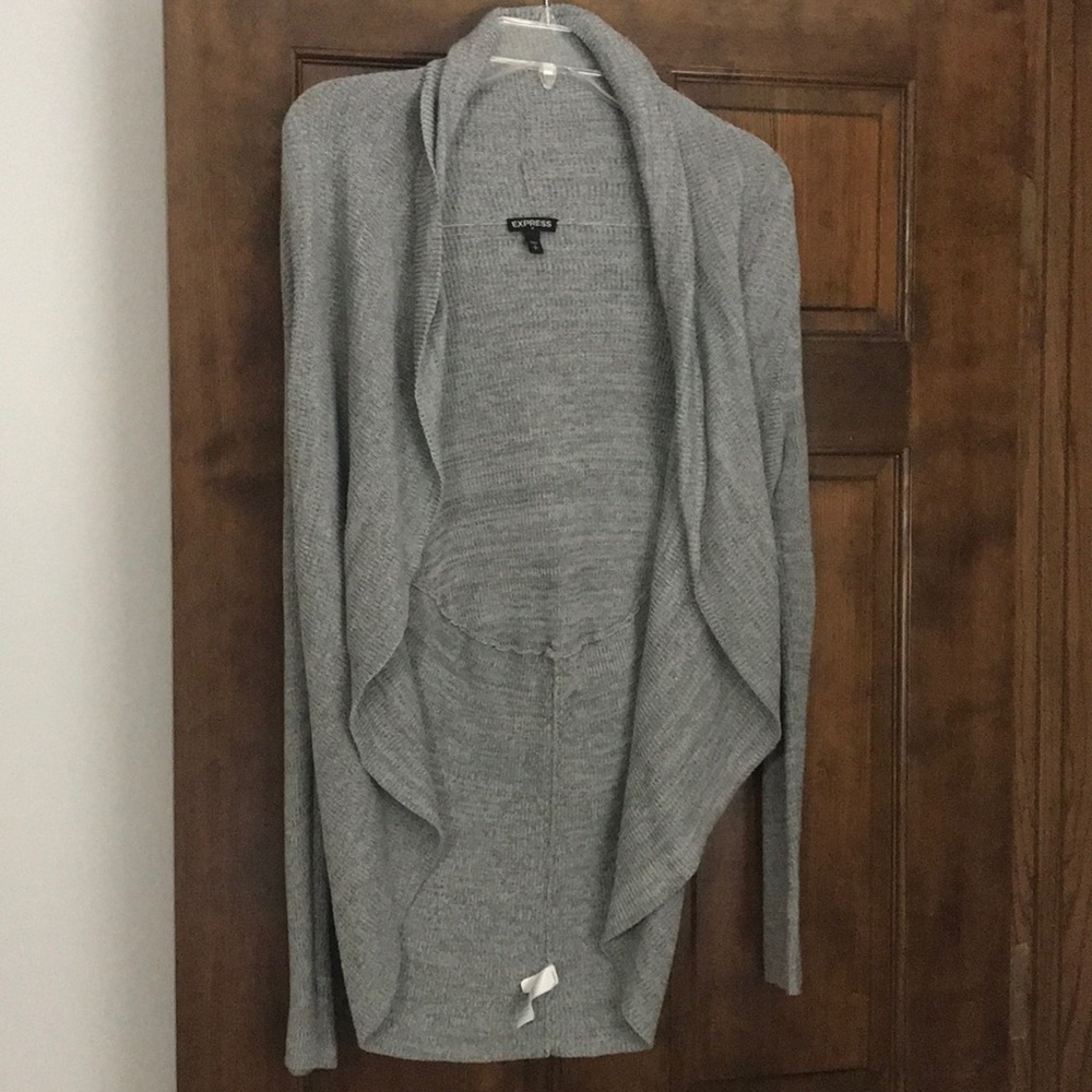 Express Gray Cardigan